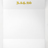 Cutie 3.14 Pi Day 三つ折り招待状 (内部中)