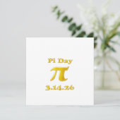 Cutie 3.14 Pi Day 招待状 (スタンド正面)