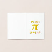 Cutie 3.14 Pi Day 箔カード (内部)