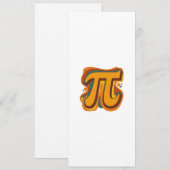 Cutie 3.14 Pi Day Magnet 招待状 (正面/裏面)