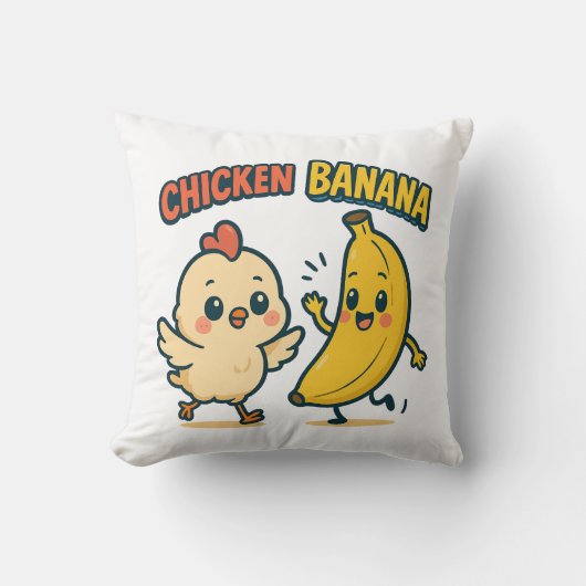 CUTIE CHICKEN BANANA!  クッション (正面)