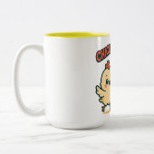 CUTIE CHICKEN BANANA! ツートーンマグカップ (左)