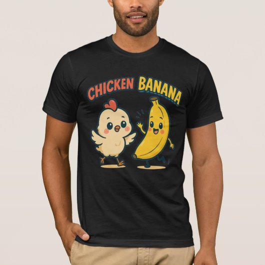 CUTIE CHICKEN BANANA! Tシャツ (正面)