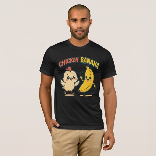 CUTIE CHICKEN BANANA! Tシャツ (正面フル)