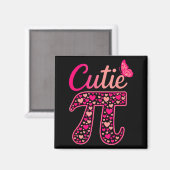 Cutie day funny symbol 314 math teacher day lover マグネット (正面/裏面)