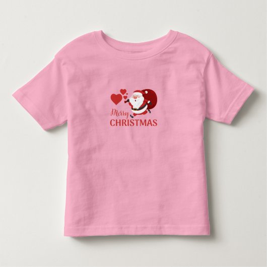 cutie festival special merry christmas quote tee  トドラーTシャツ (正面)