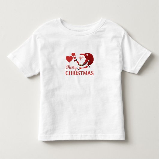 cutie festival special merry christmas quote tee トドラーTシャツ (正面)