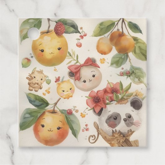 Cutie Fruitie Favor Tags フェイバータグ (正面)