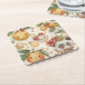 Cutie Fruitie Paper Coaster ペーパーコースター (アングル)