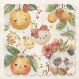 Cutie Fruitie Paper Coaster ペーパーコースター