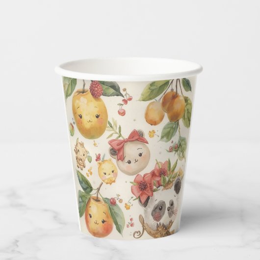 Cutie Fruitie Paper cup 紙コップ (正面)
