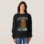 Cutie Guinea Pig Farmer Pig Owner Animals Cavy Pet スウェットシャツ (正面フル)