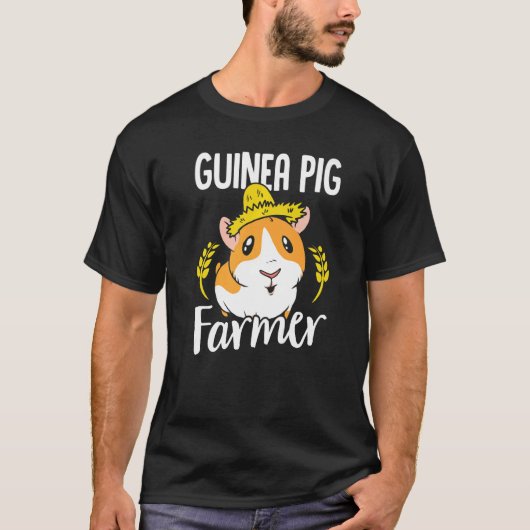 Cutie Guinea Pig Farmer Pig Owner Animals Cavy Pet Tシャツ (正面)