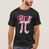 Cutie Pi Day 3 14 Math Teacher Geek Valentines Day Tシャツ (正面)