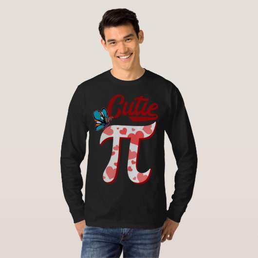Cutie Pi Day Math for Teachers Men Women Kids Tシャツ (正面フル)