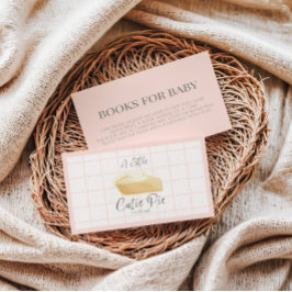 Cutie Pie Books for Baby Card – Fall Baby Shower I エンクロージャーカード