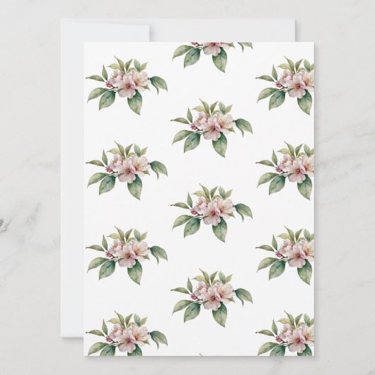 Cutie Pie | Fall Autumn Baby Shower 招待状 (裏面)