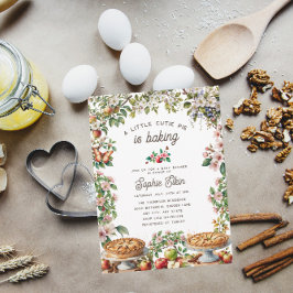 Cutie Pie | Fall Autumn Baby Shower 招待状