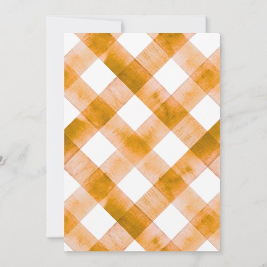 Cutie Pie Fall First 1st Birthday Thanksgiving 招待状 (裏面)