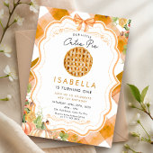 Cutie Pie Fall First 1st Birthday Thanksgiving 招待状