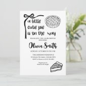 Cutie Pie is on the Way, Fall Baby Shower 招待状 (スタンド正面)