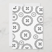 Cutie Pie is on the Way, Fall Baby Shower 招待状 (裏面)