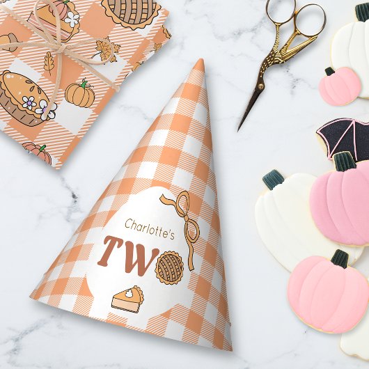 Cutie Pie Pumpkin Birthday パーティーハット