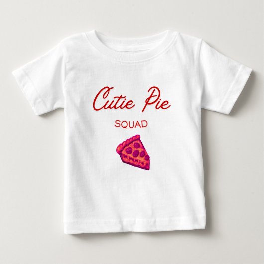 Cutie Pie Squad Valentine ベビーTシャツ (正面)