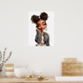 Cutie Print, Value Poster Paper (Semi-Gloss) ポスター (キッチン)