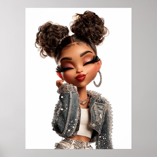 Cutie Print, Value Poster Paper (Semi-Gloss) ポスター (正面)