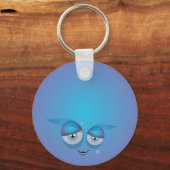 CutieBounceキーチェーンブルー キーホルダー (正面)