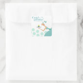 Cutie's Cupcakes – お菓子デザート スクエアシール (バッグ)