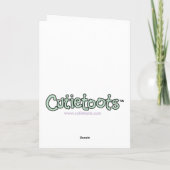Cutietoots サンクスノートテンプレート サンキューカード (裏面)