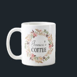 Cutom Name Mug、Name パーソナライズされた Mug、フローラ-7 コーヒーマグカップ<br><div class="desc">私のショップ人気があるの「マグズ」コレクションからマグカップのスタイルをチェック！の「クリックit」ボタカスタマイズンを使用すると、フローラやパターンの中央に存在しないイニシャルの色、フォントおよび位置に加えもして、イニシャルを変更できます。</div>