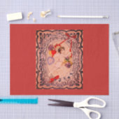 CUTOMIZABLEのヴィンテージの天使のティッシュペーパー 薄葉紙 (クラフト)