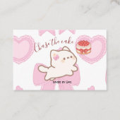 Cutsey bakery business card 名刺 (正面)