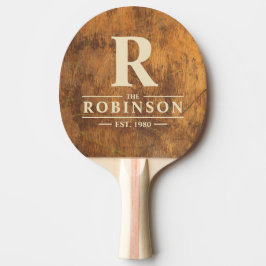 Cutting Block  Family Name & Initial 卓球ラケット