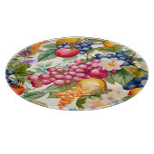 CUTTING BOARD - Covered in Colorful Fruit - Round カッティングボード (角)