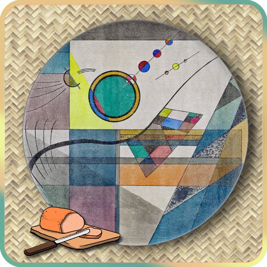 CUTTING BOARD - "Green" - An Abstract by Kandinsky カッティングボード