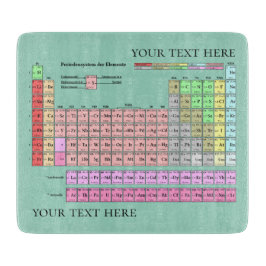 Cutting Board Periodic Table Rounded Corners カッティングボード