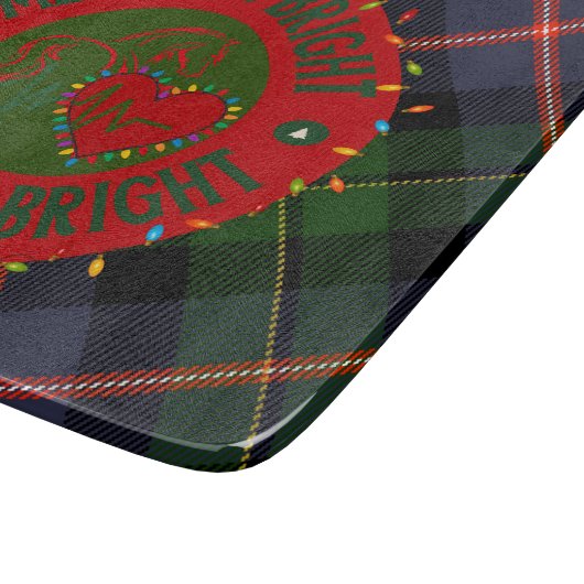 Cutting Boards Plaid Merry & Bright カッティングボード (角)