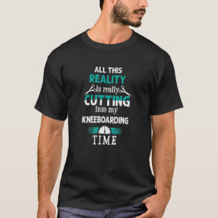 Cutting into My Kneboarding Time Kneeboard Surfi Tシャツ