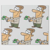 Cutting Up Money ラッピングペーパー (フラット)