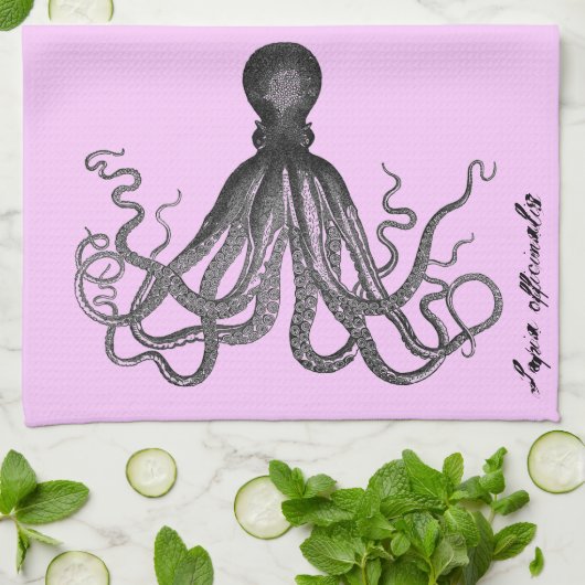 Cuttlefishのふきん キッチンタオル (折り畳み)