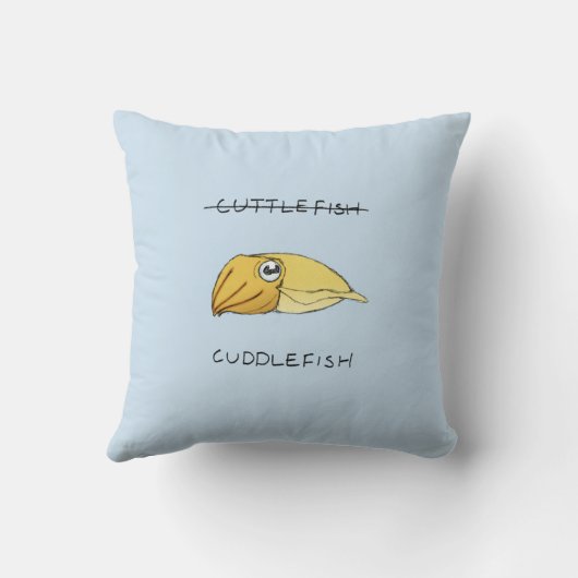 Cuttlefishの枕 クッション (裏面)