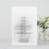 Cutty Sark 便箋 (スタンド正面)