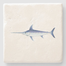 Cuttyhunkの島のメカジキの飲み物のコースター ストーンコースター