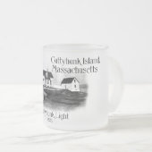 Cuttyhuunkライトマサチューセッツ フロストグラスマグカップ (正面右)