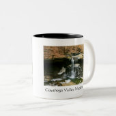 Cuyahogaの谷の国立公園のマグ ツートーンマグカップ (正面右)