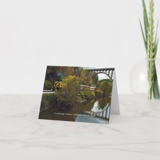 Cuyahogaの谷の国立公園のメッセージカード カード (正面)